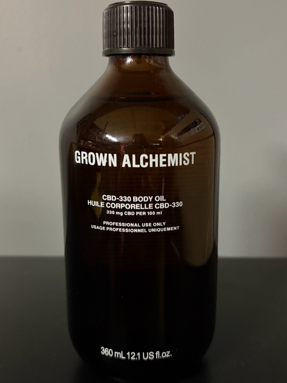 Grown Alchemist Amber and Black Apothecary Bottle - Picture 2 of 3